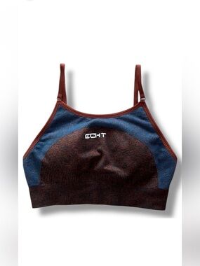 Echt Arise Key Sportsbra Navy and Dark Red Size L